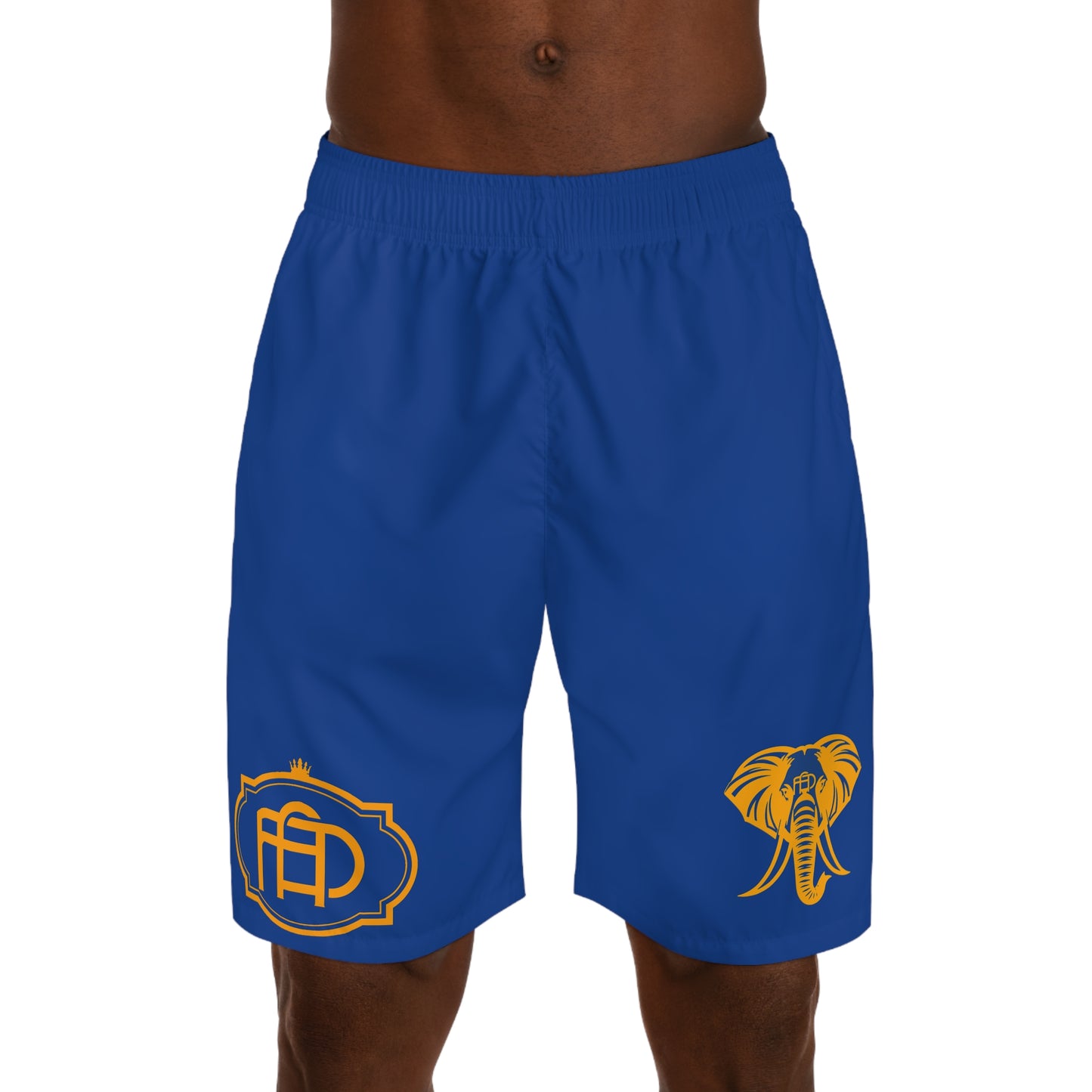 Blue & Gold FAD men’s jogger shorts