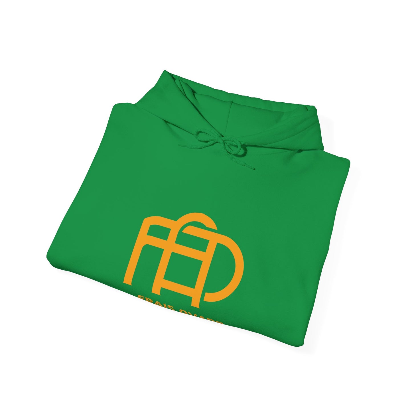 Green&Gold FAD mono logo hoodie