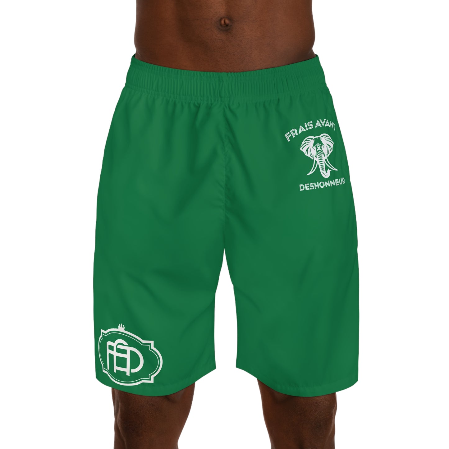 Kelly Green FAD men’s jogger shorts