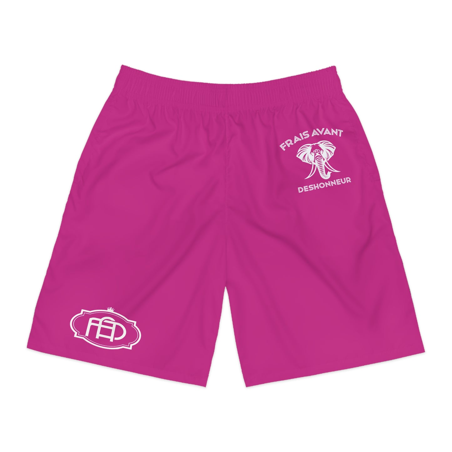 Pink FAD men’s jogger shorts