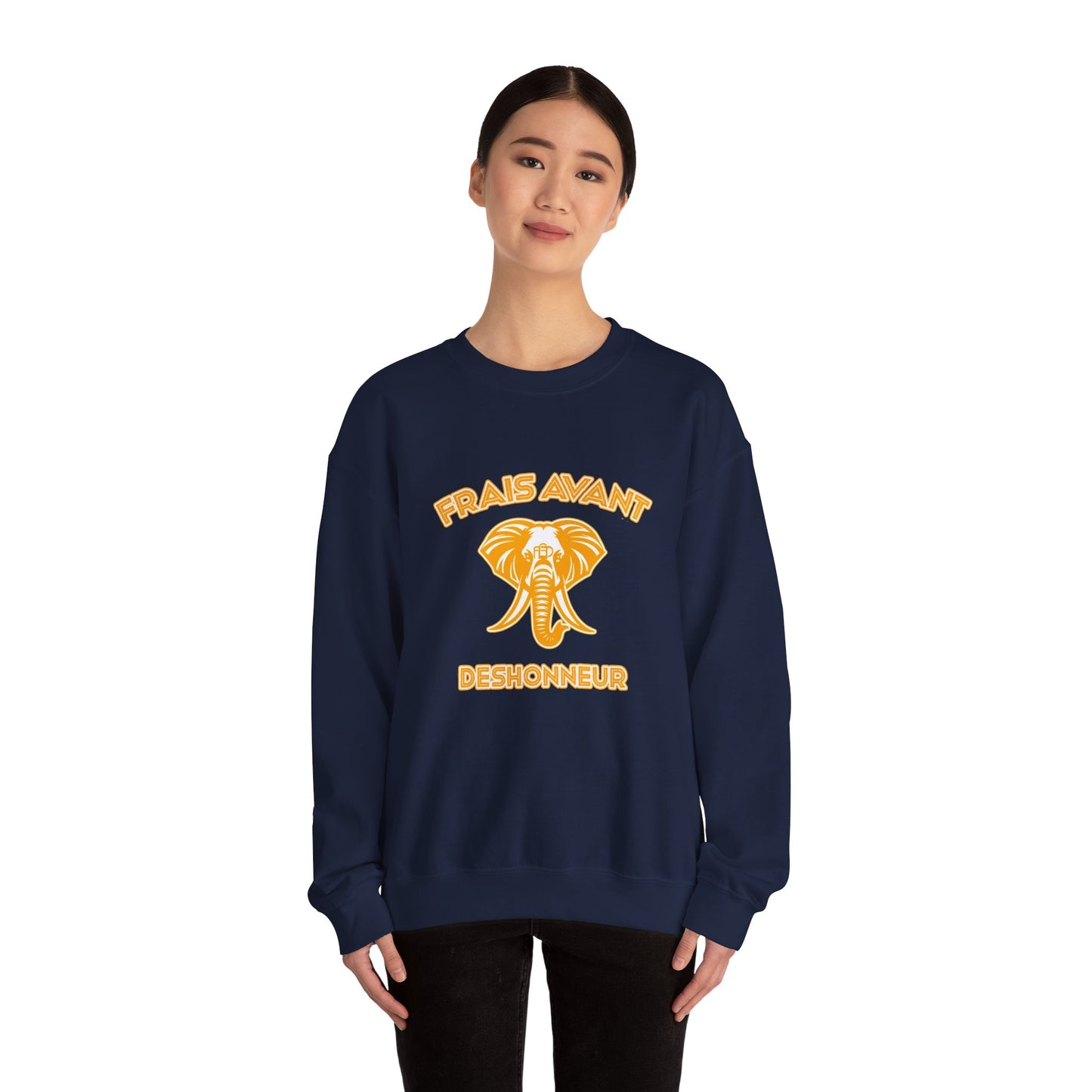 FAD “L’éléphant dans la pièce” crewneck sweatshirt (Gold logo)