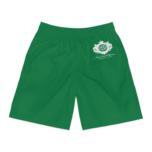 Frais Avant Déshonneur Men's Jogger Shorts with white logo (Green)