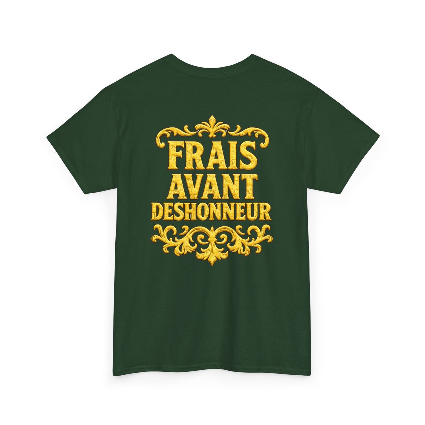 “Frais Avant Déshonneur" FAD Crest Graphic Tee