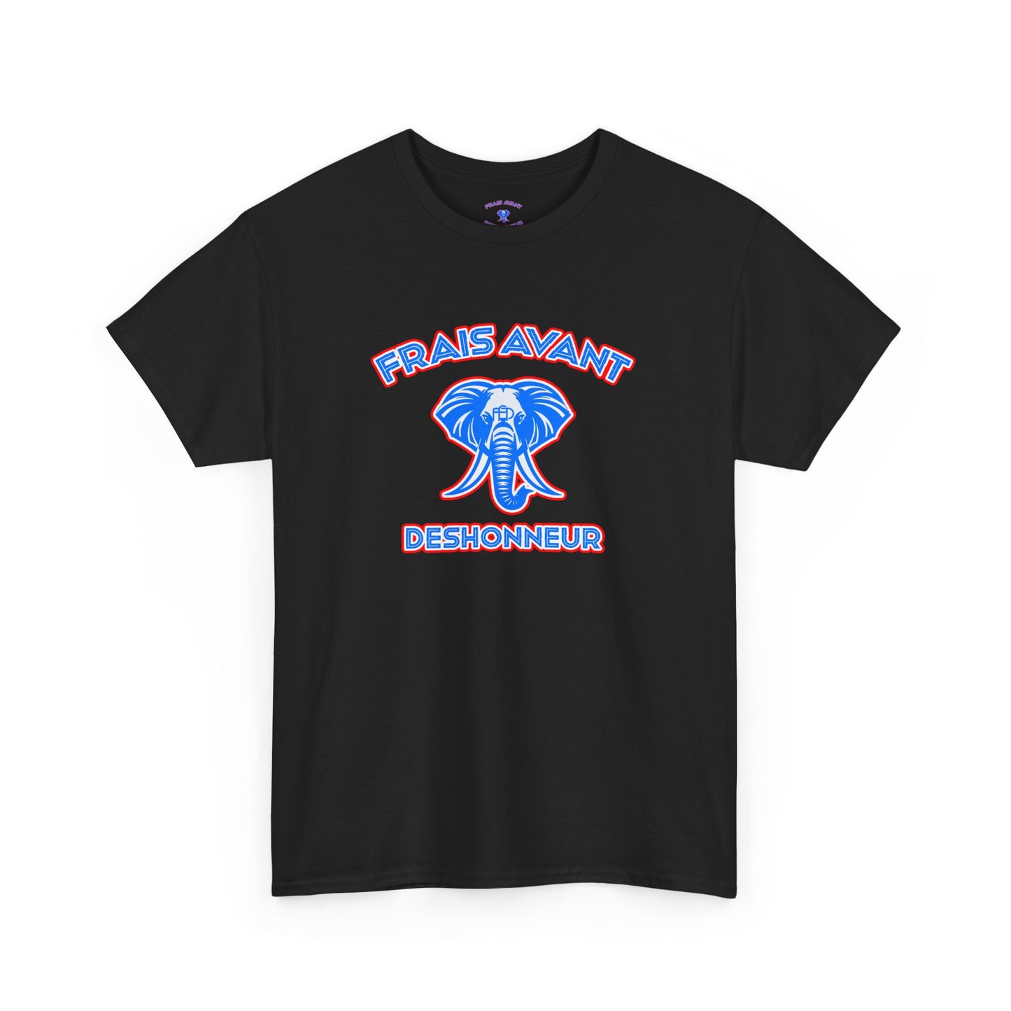 Frais Avant Déshonneur “L’éléphant dans la pièce” Tee (Red,white,blue)