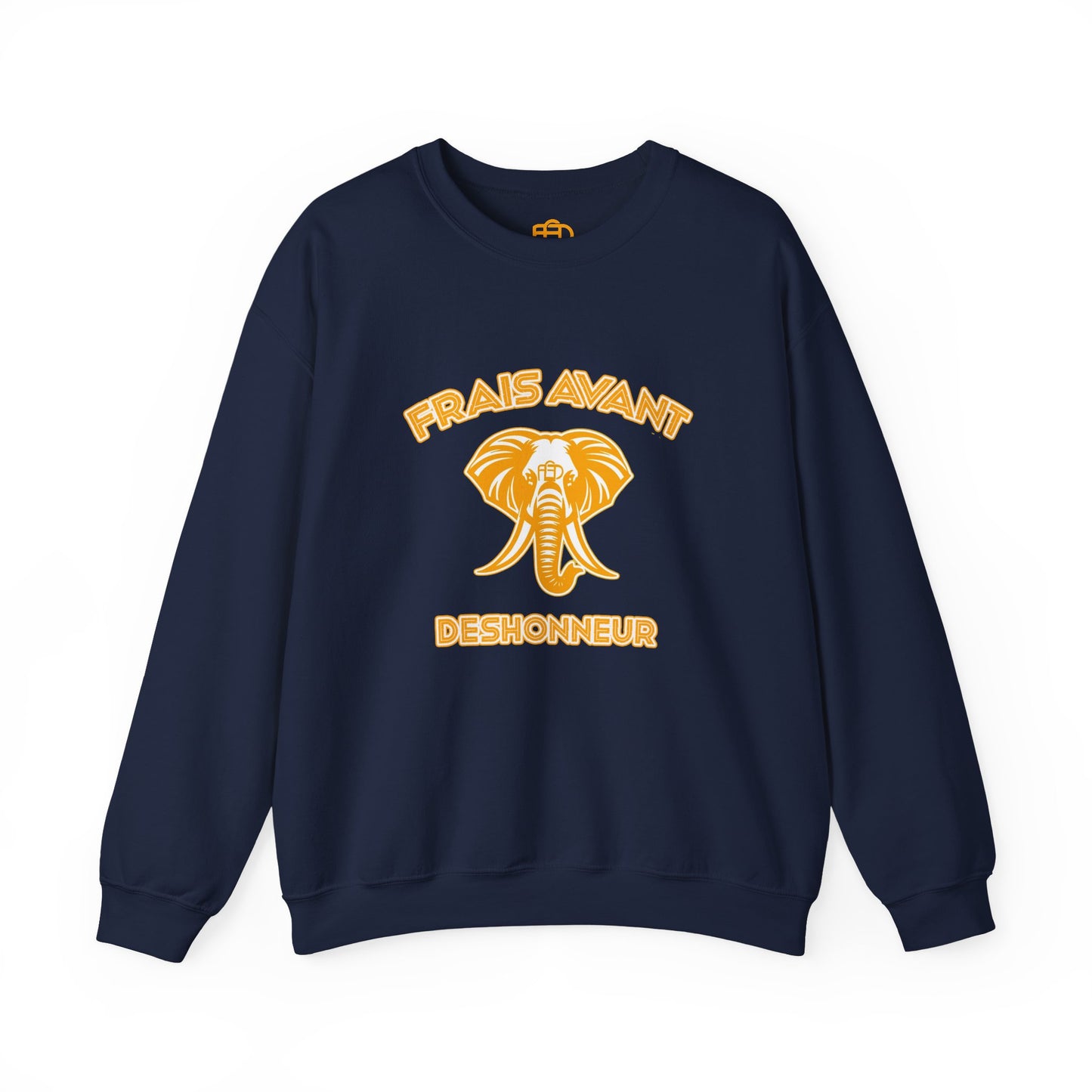 FAD “L’éléphant dans la pièce” crewneck sweatshirt (Gold logo)