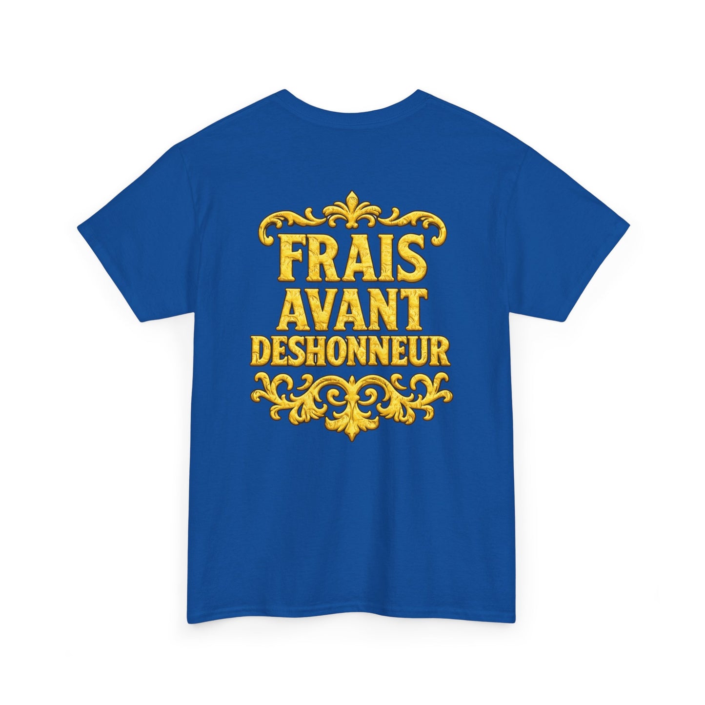 “Frais Avant Déshonneur" FAD Crest Graphic Tee