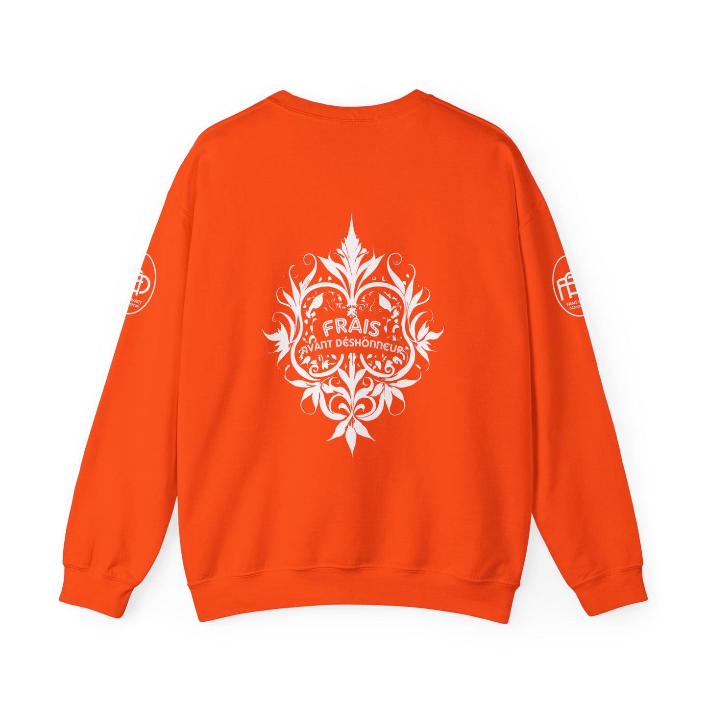 Orange FAD “Royalty” crewneck sweatshirt