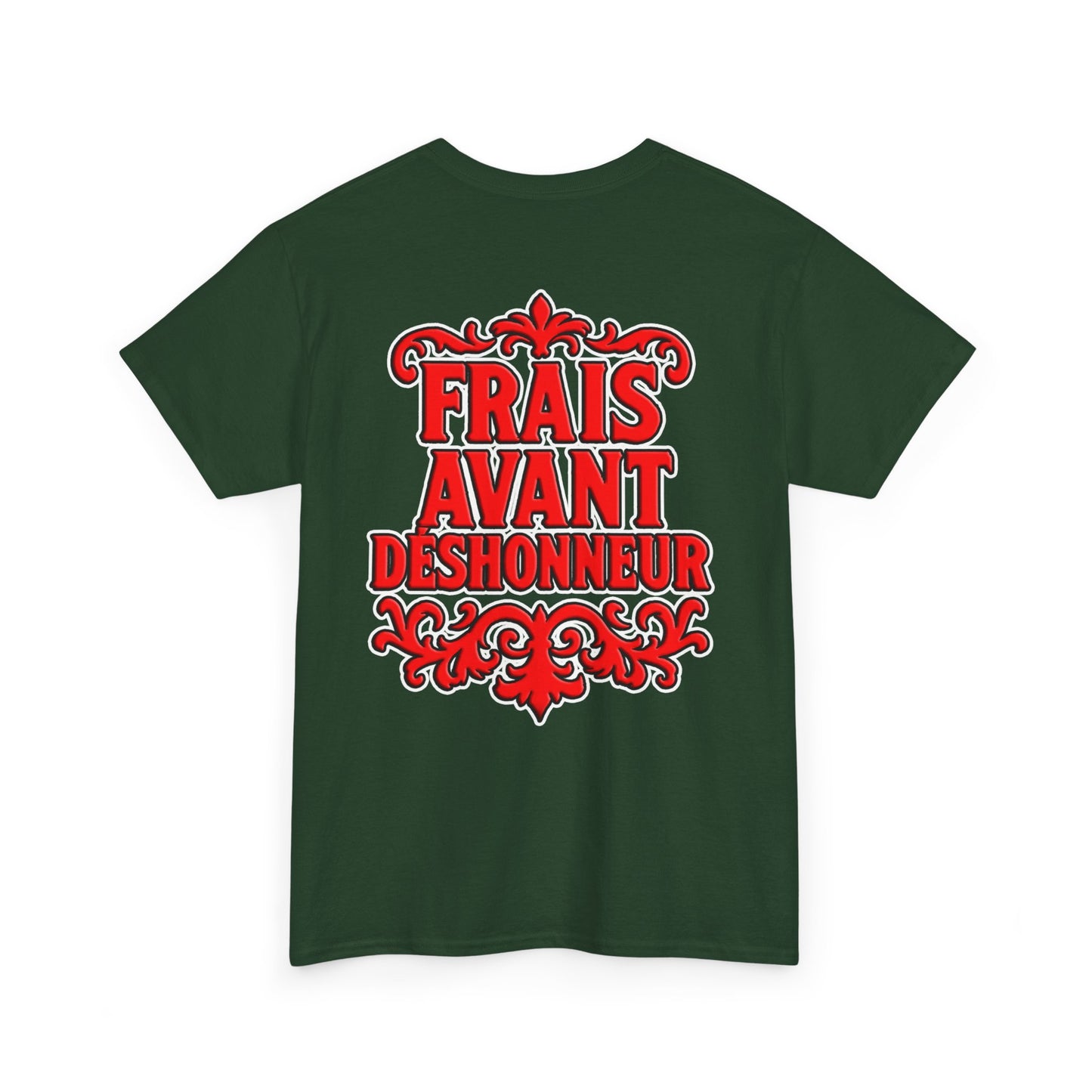 T-Shirt — "Frais Avant Déshonneur" FAD Crest Graphic Tee