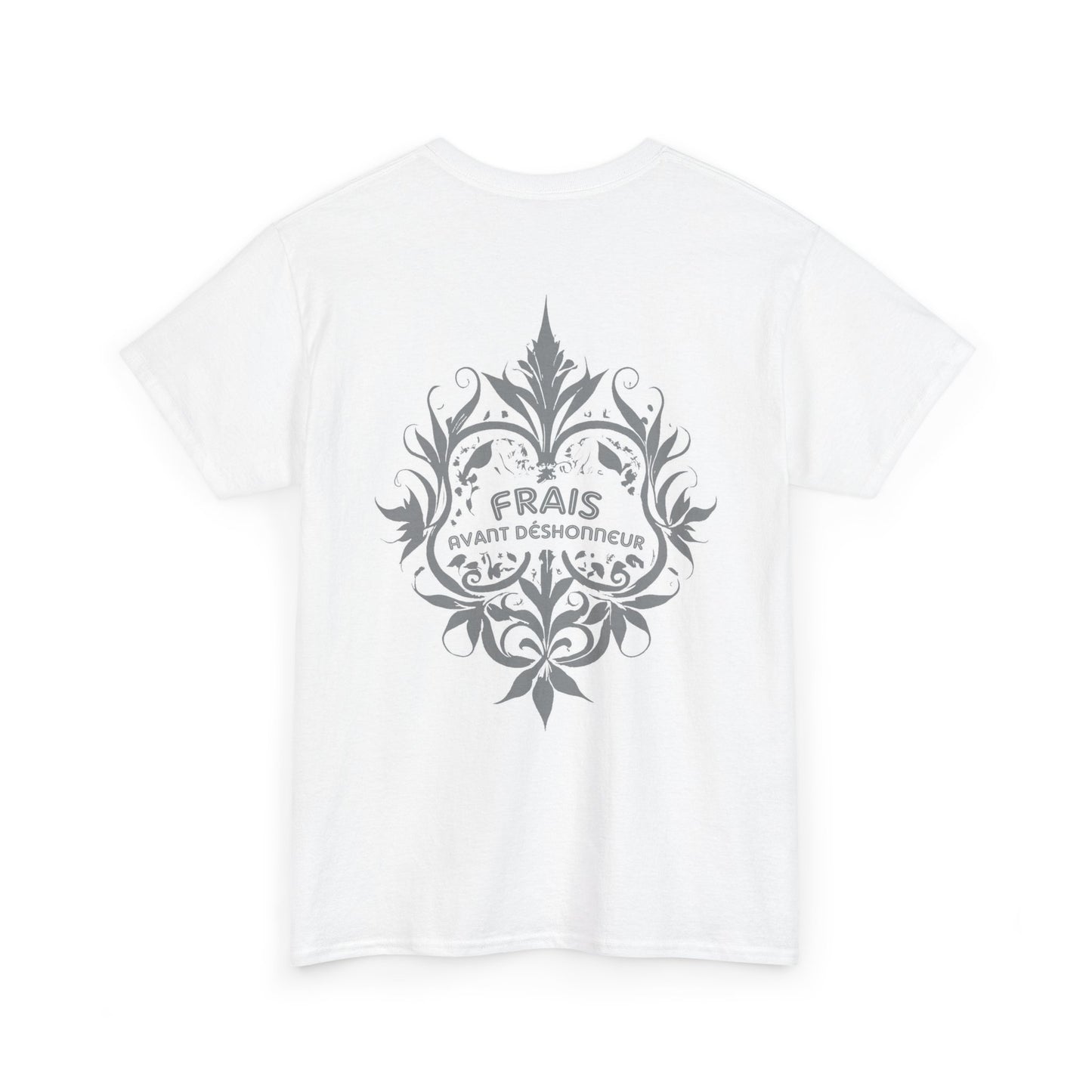 Frais Avant Déshonneur “L’éléphant dans la pièce” Tee (Silver & Black)