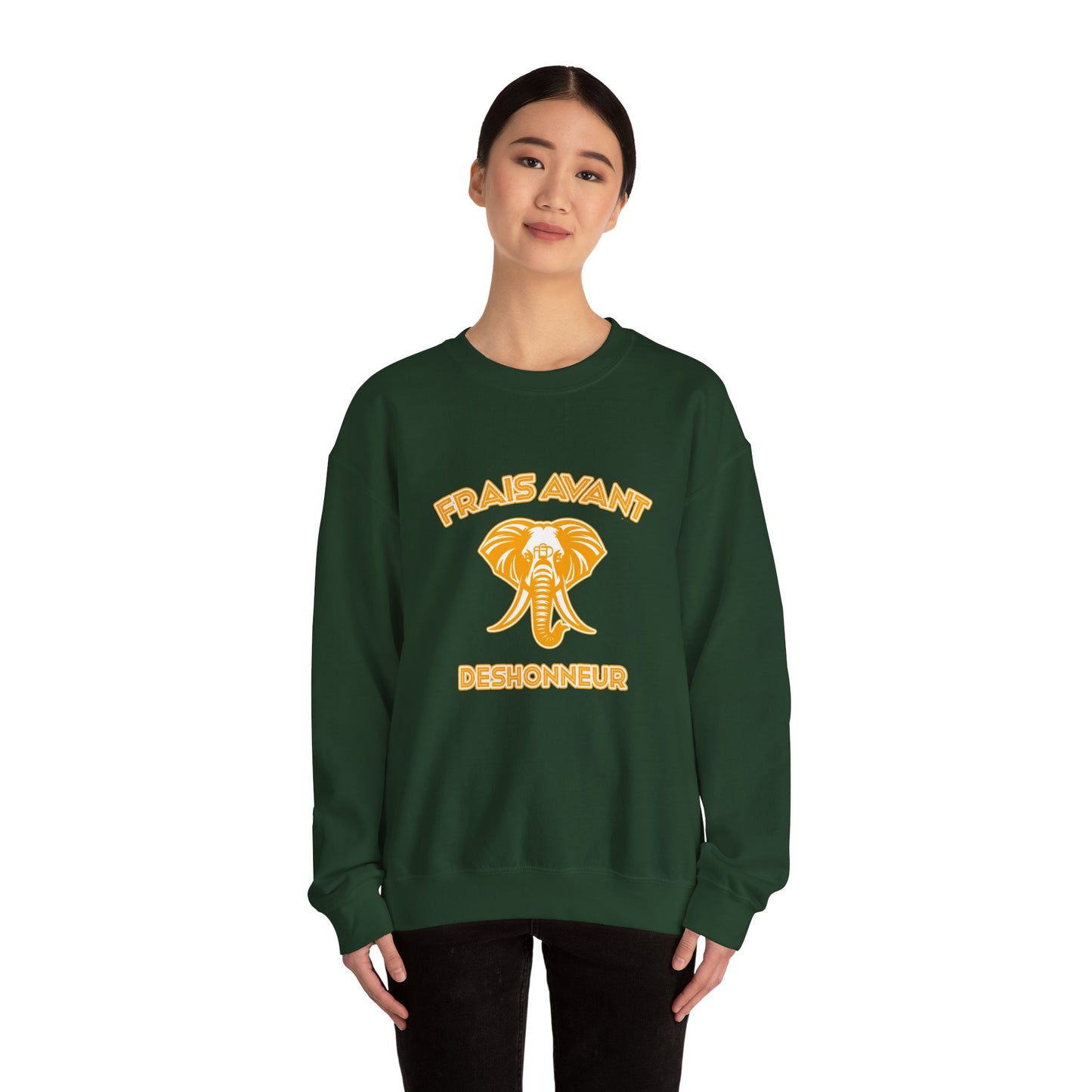 FAD “L’éléphant dans la pièce” crewneck sweatshirt (Gold logo)