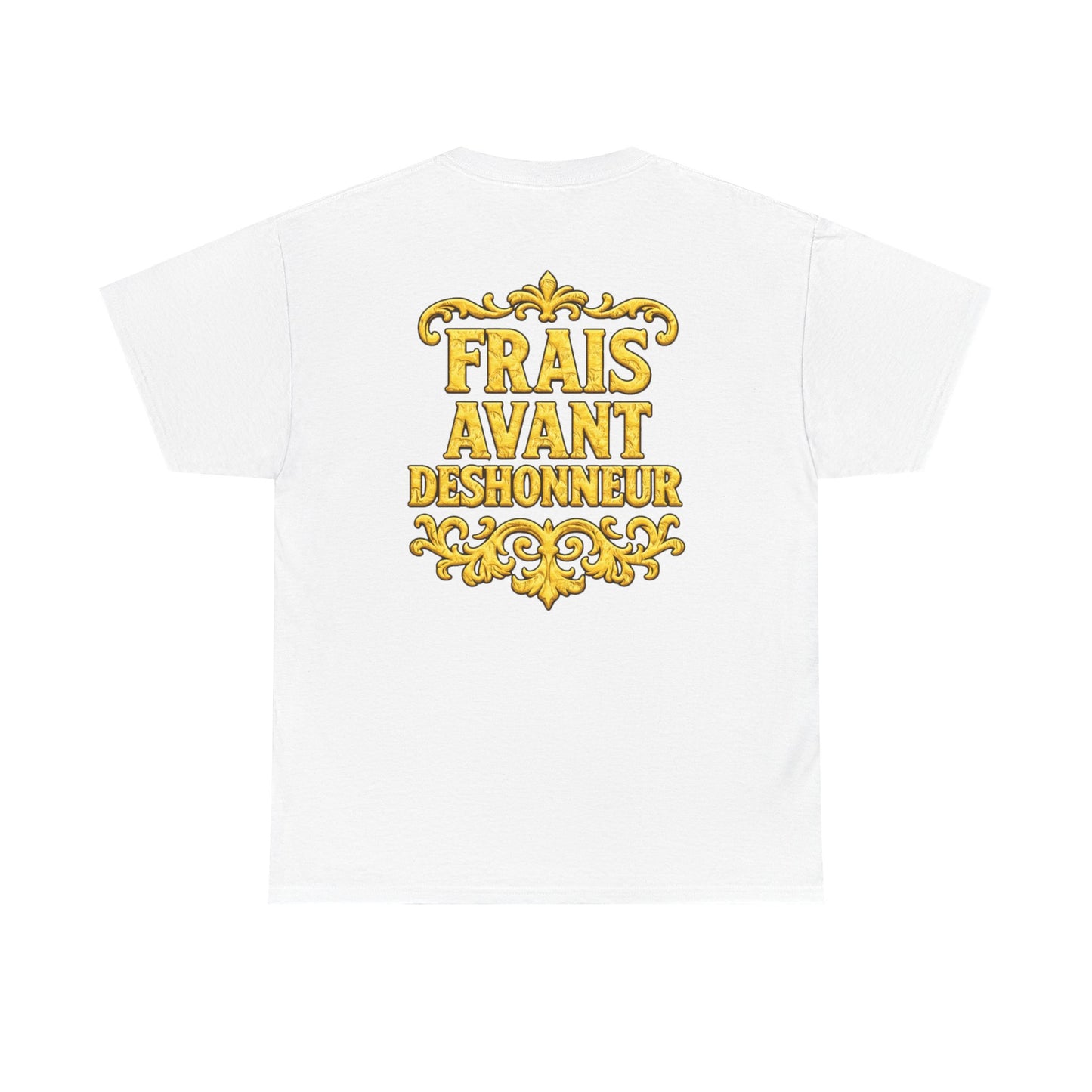 “Frais Avant Déshonneur" FAD Crest Graphic Tee