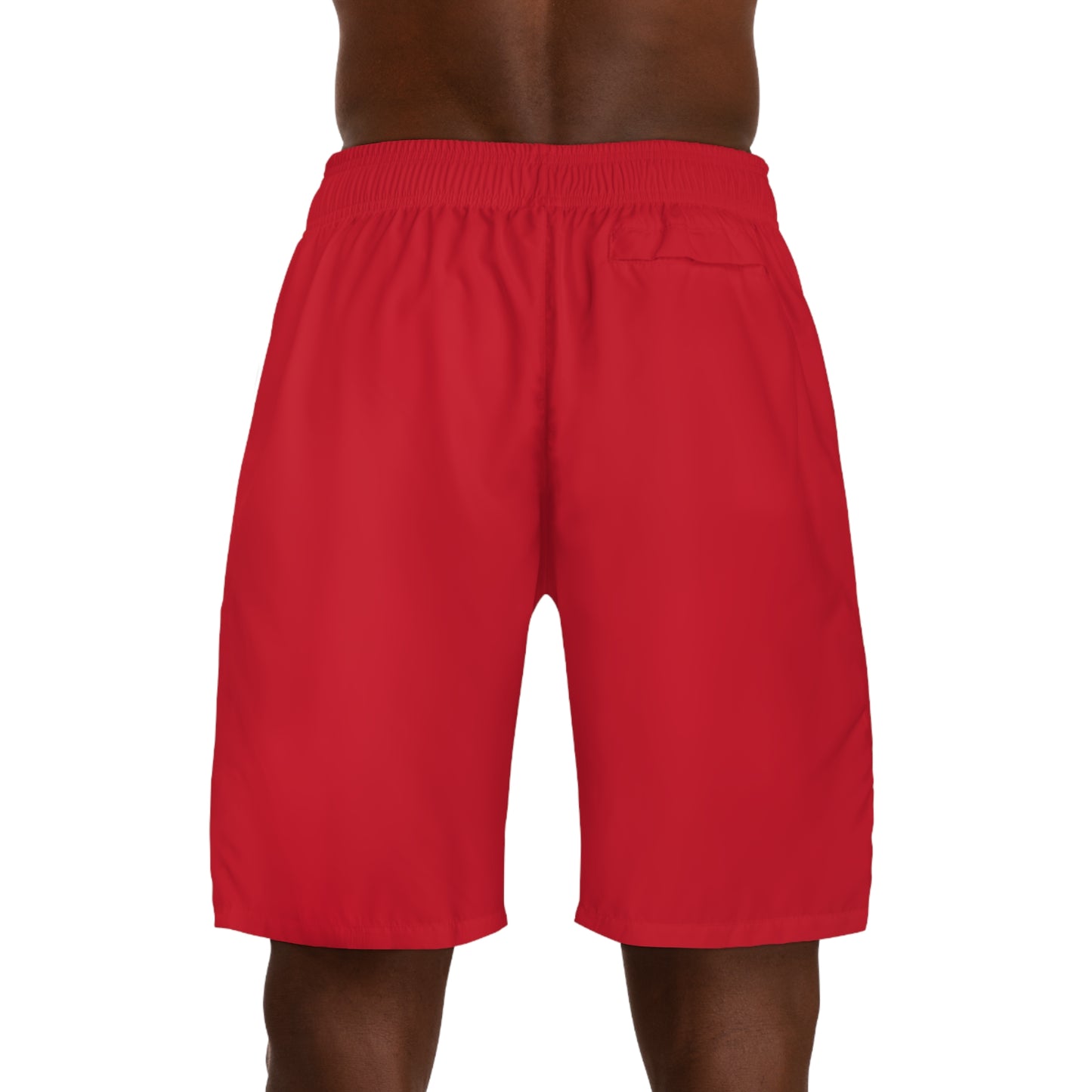 Frais Avant Déshonneur Men's Jogger Shorts with gold FAD Crest logo (Red)
