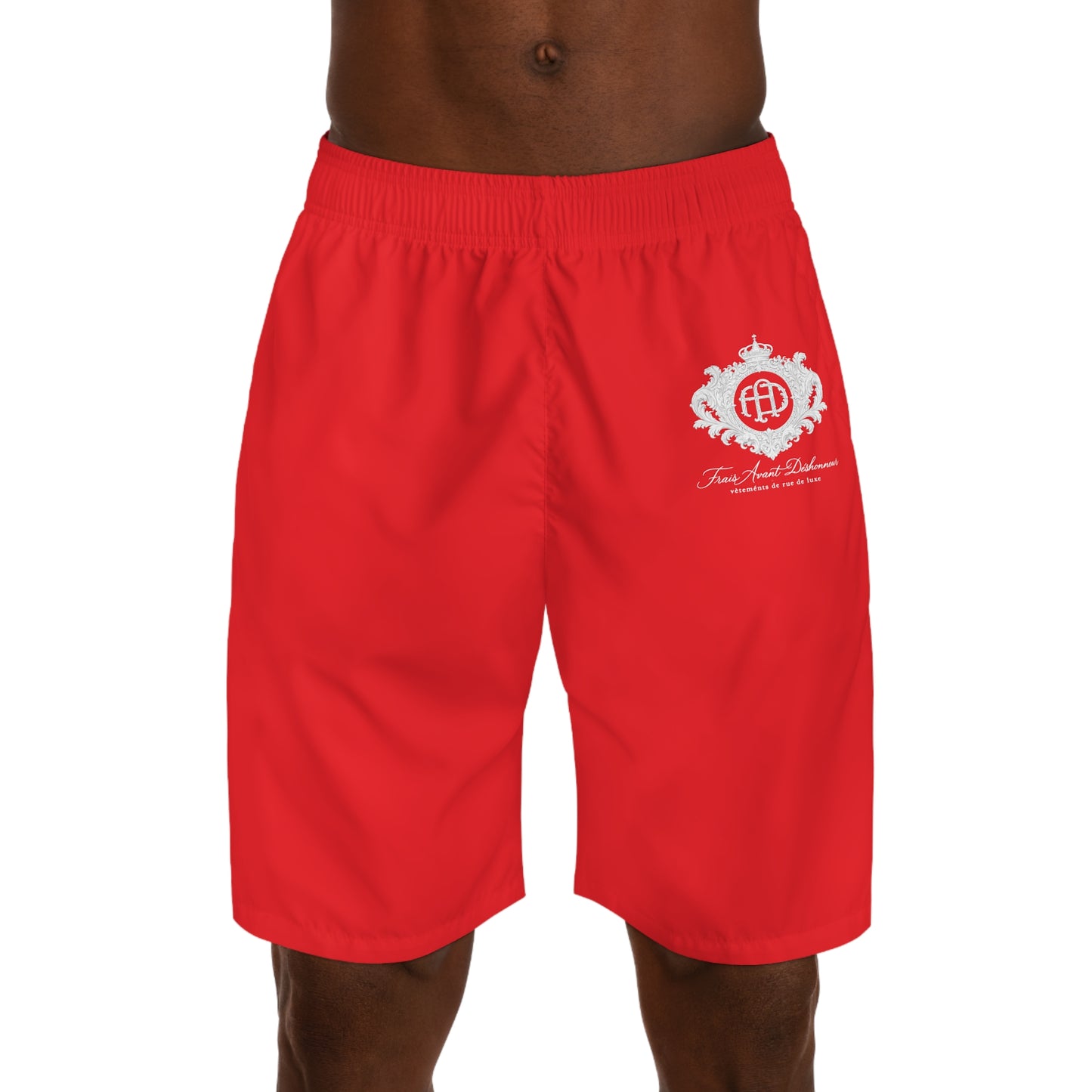 Men's Jogger Shorts (Red)