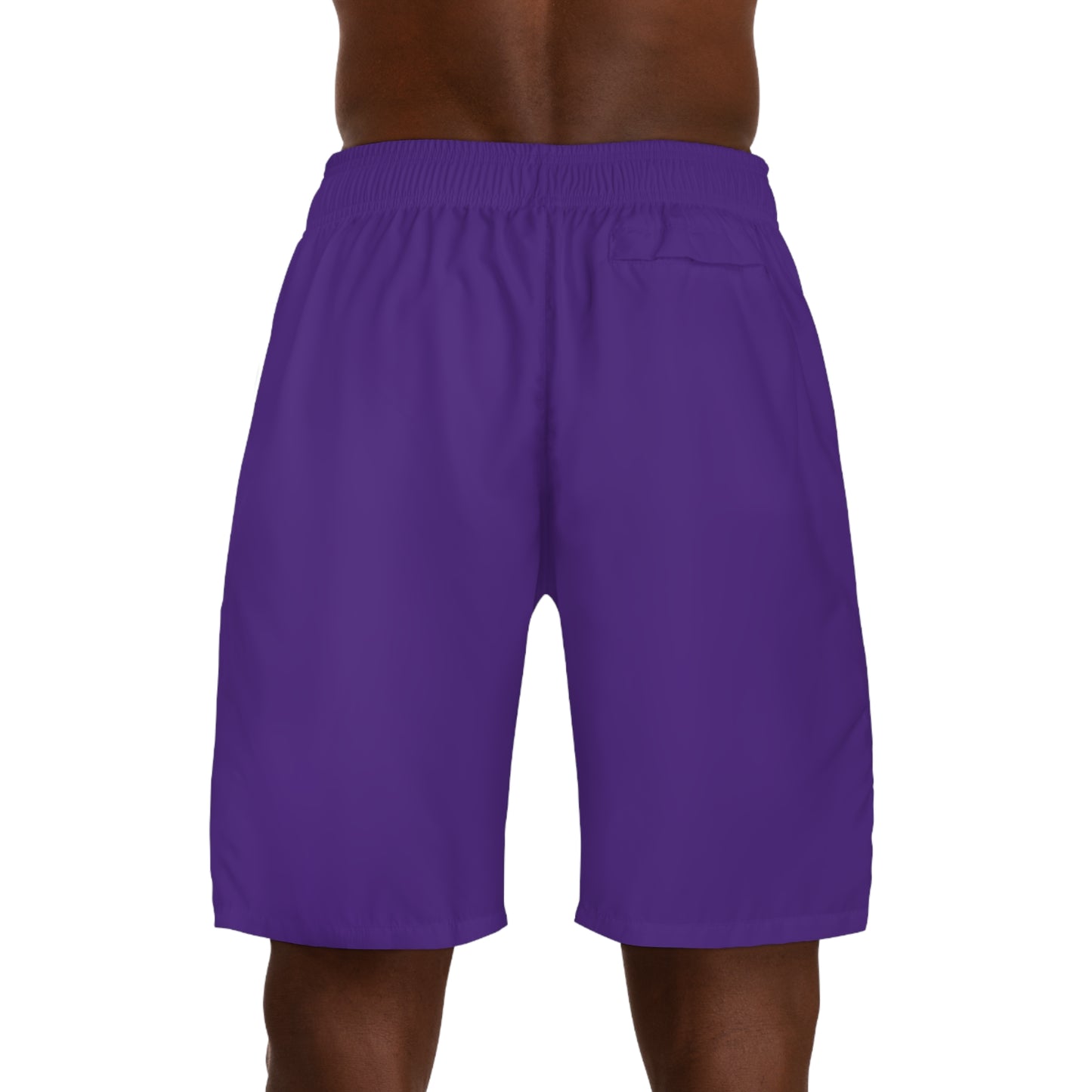 Purple N Gold FAD mens jogger shorts