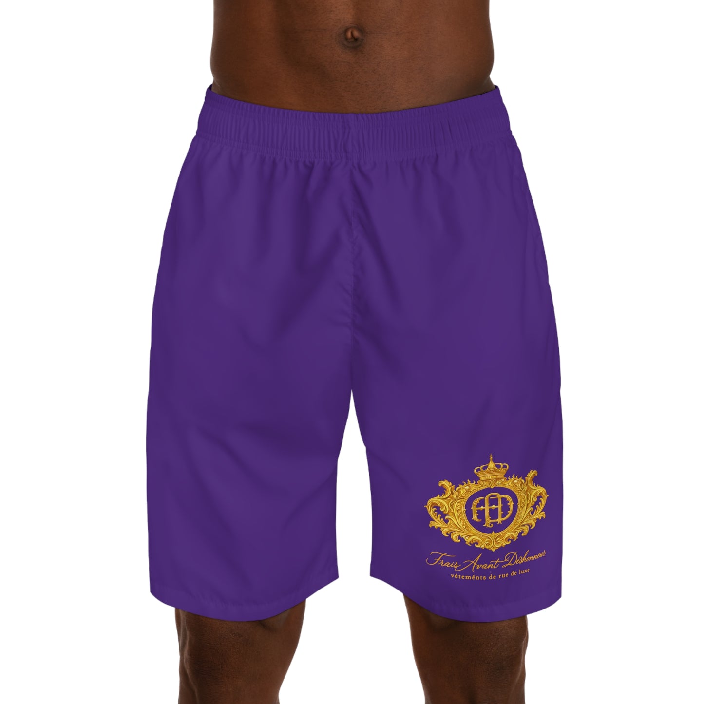 Frais Avant Déshonneur Men's Jogger Shorts (Purple)