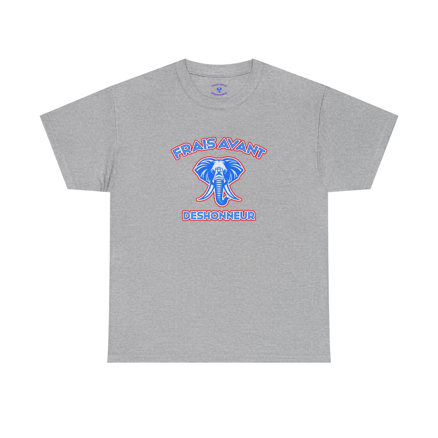 Frais Avant Déshonneur “L’éléphant dans la pièce” Tee (Red,white,blue)