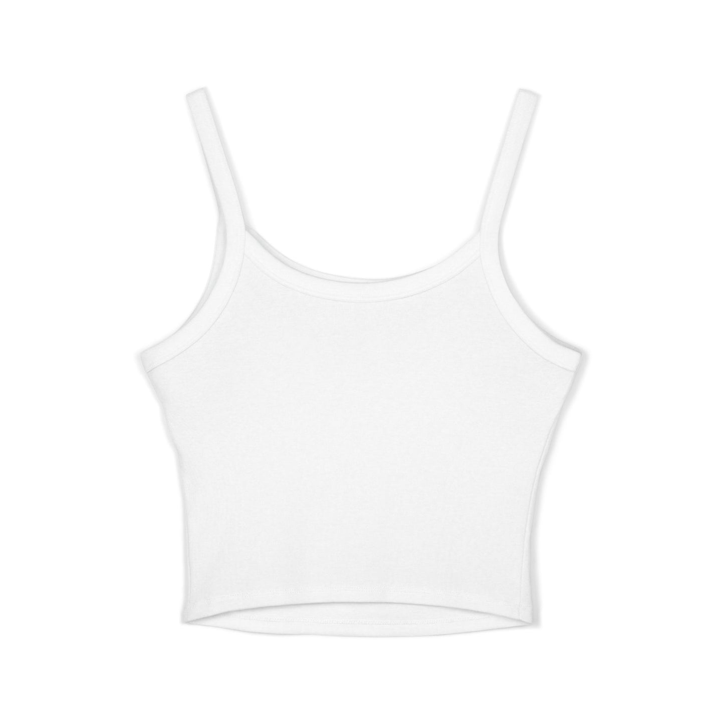 Frais Avant Deshonneur Women's Spaghetti Strap Tank Top (white& Carolina Blue)