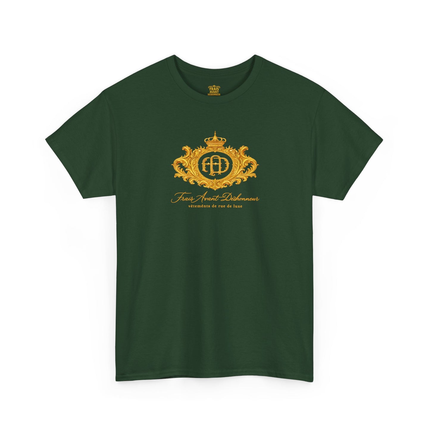 “Frais Avant Déshonneur" FAD Crest Graphic Tee