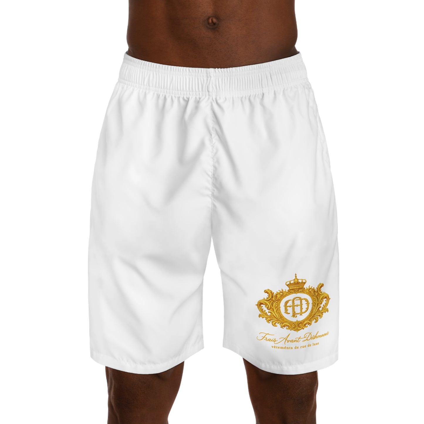 Frais Avant Déshonneur Men's Jogger Shorts (White)