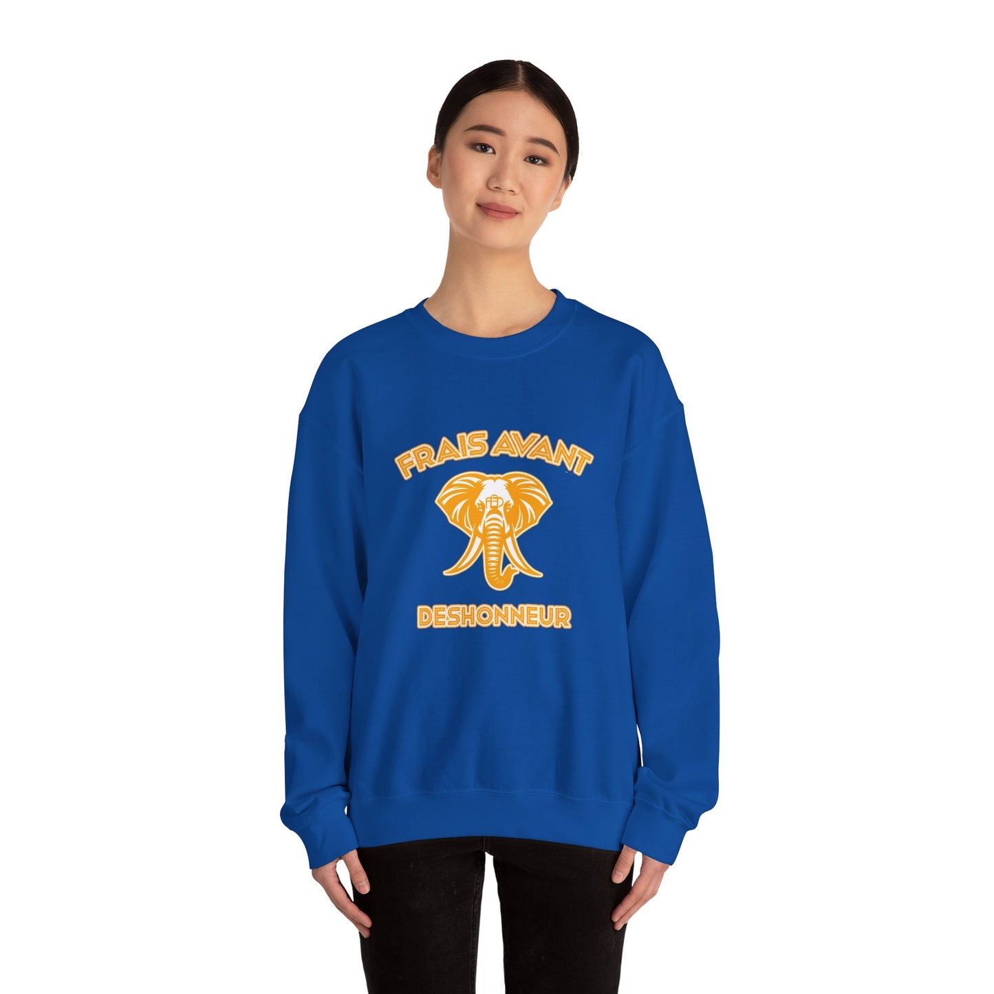 FAD “L’éléphant dans la pièce” crewneck sweatshirt (Gold logo)