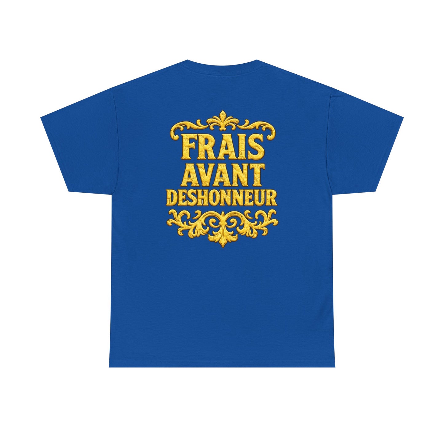 “Frais Avant Déshonneur" FAD Crest Graphic Tee
