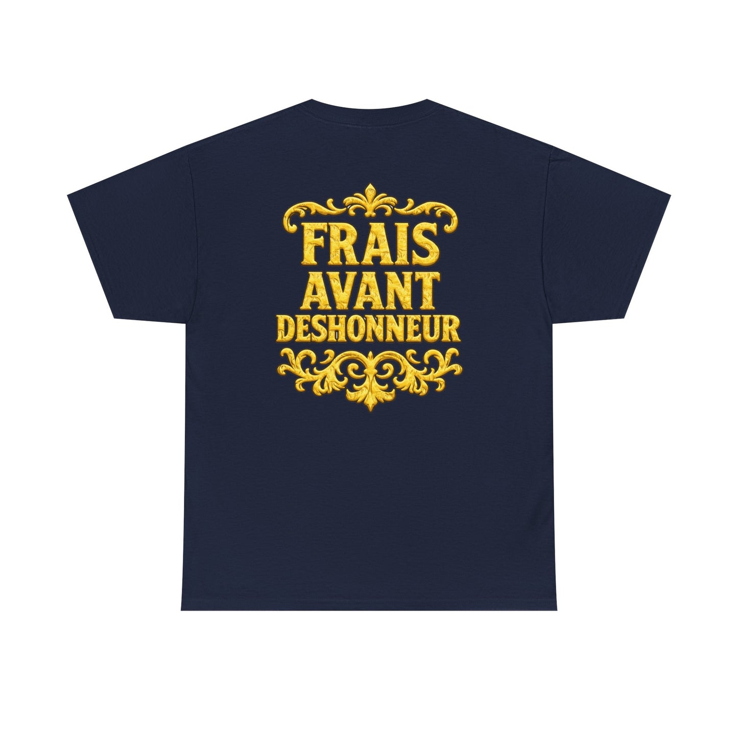 “Frais Avant Déshonneur" FAD Crest Graphic Tee
