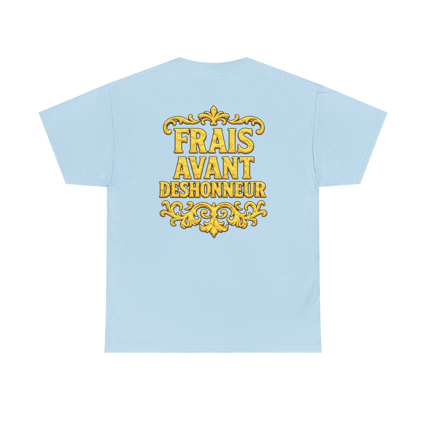 “Frais Avant Déshonneur" FAD Crest Graphic Tee