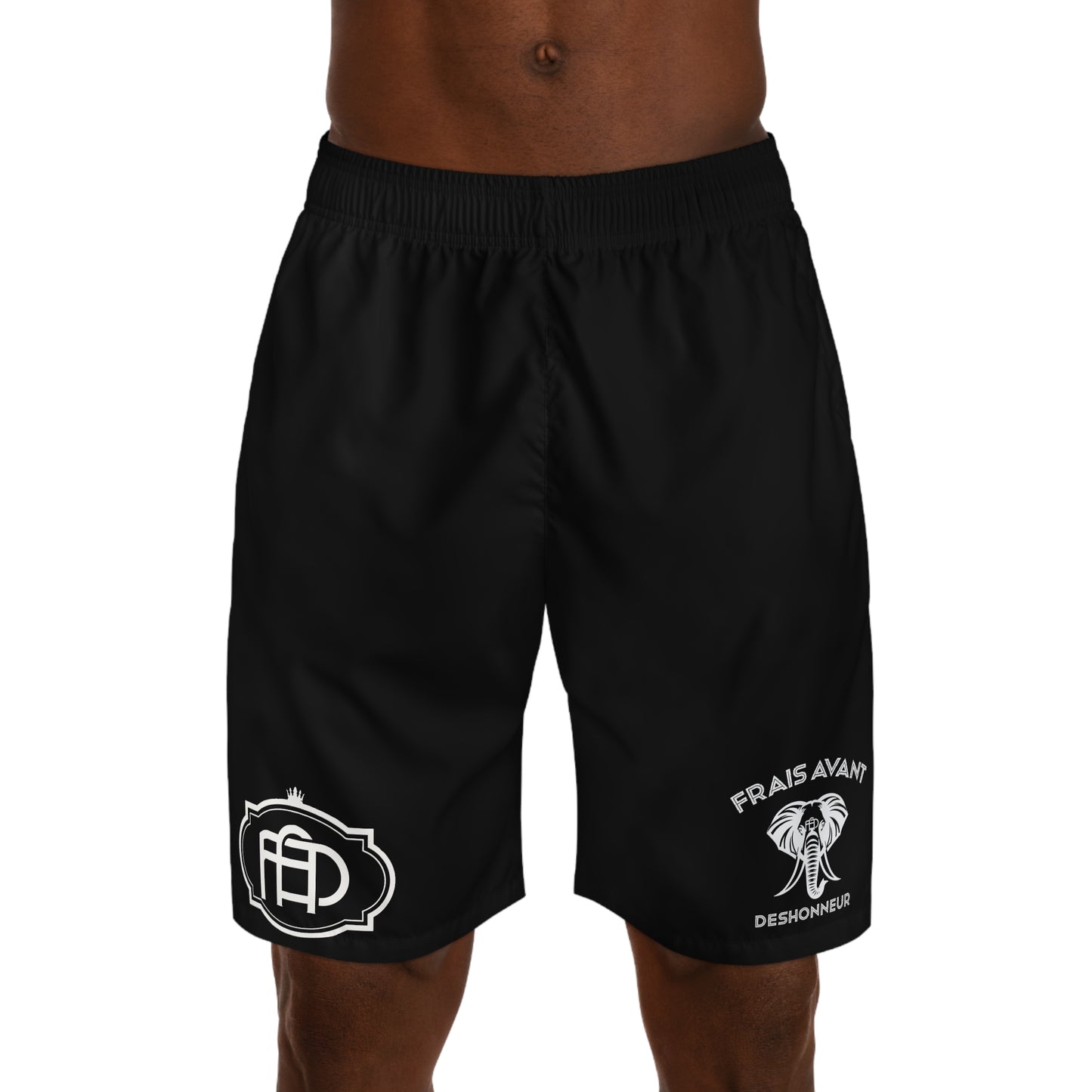 Black FAD men’s jogger shorts