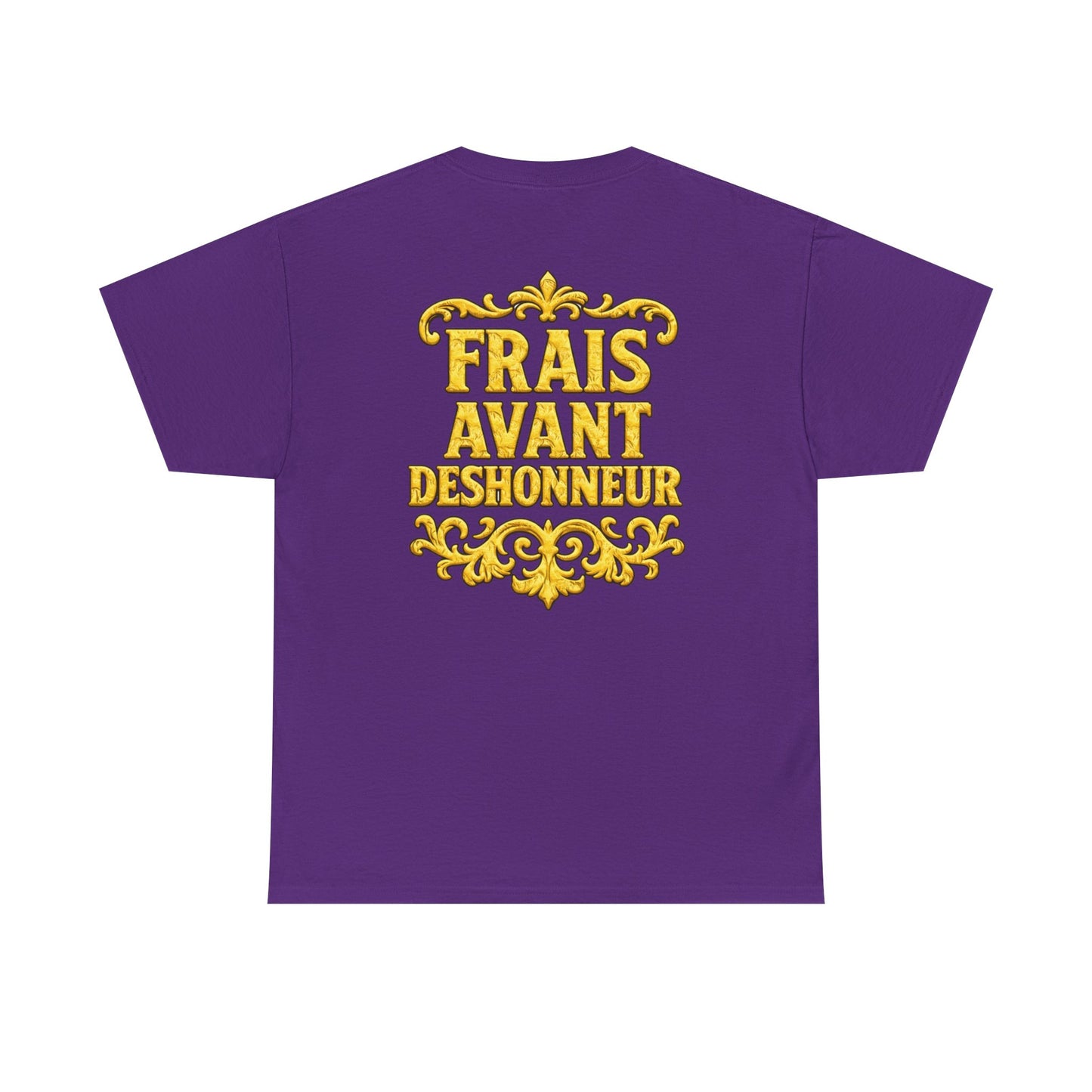 “Frais Avant Déshonneur" FAD Crest Graphic Tee