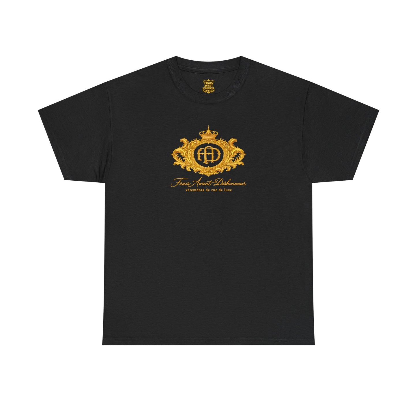 “Frais Avant Déshonneur" FAD Crest Graphic Tee