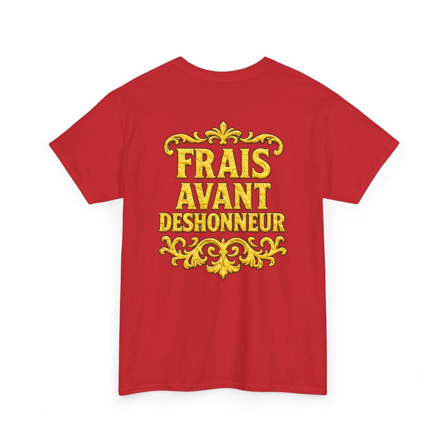 “Frais Avant Déshonneur" FAD Crest Graphic Tee