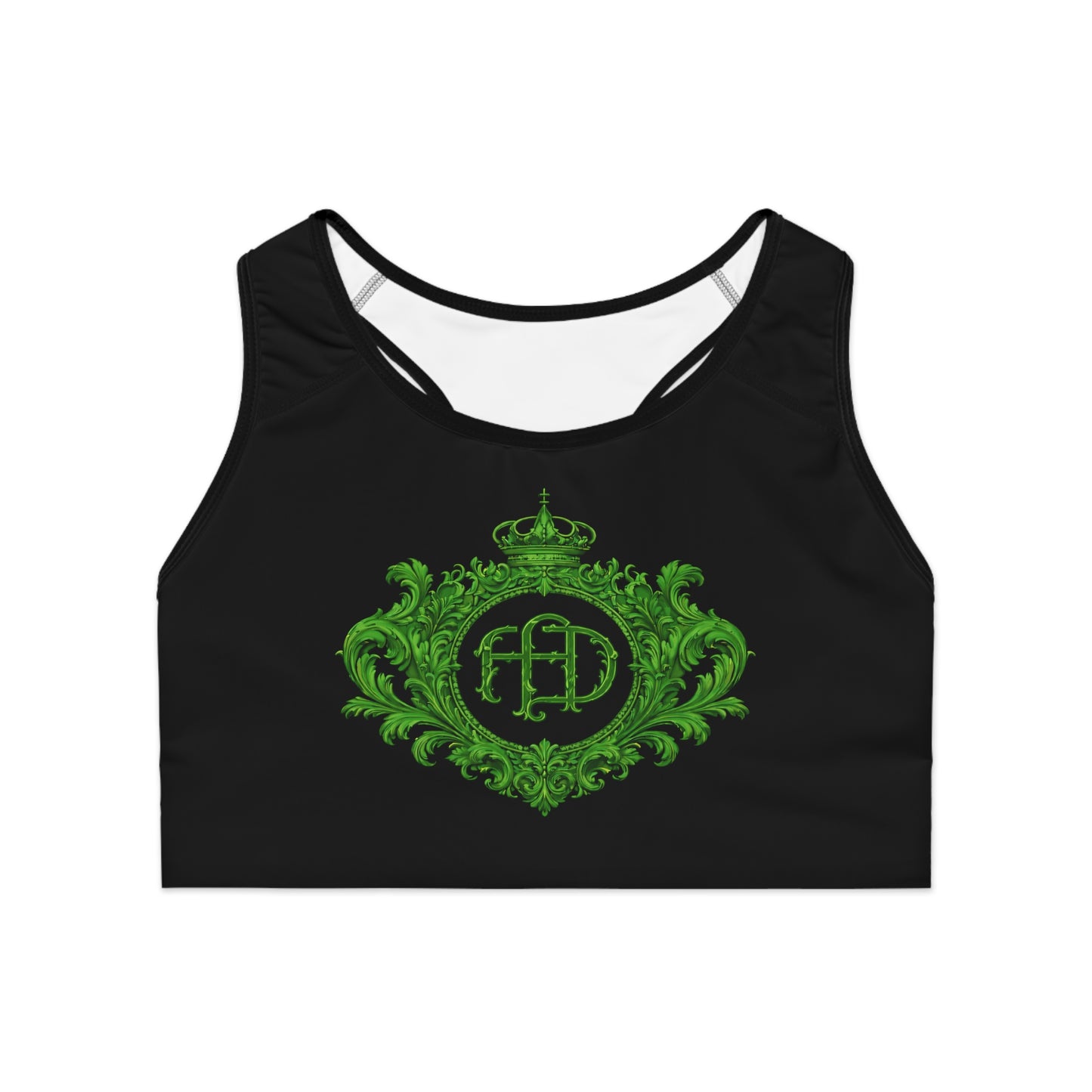 FAD Women's Baby Tee(Green Print)