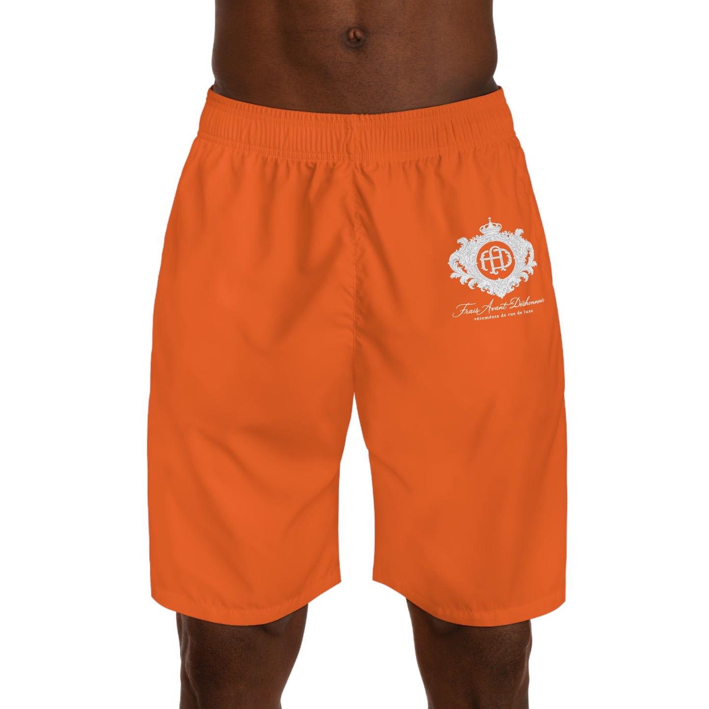 Men's Jogger Shorts (Orange)