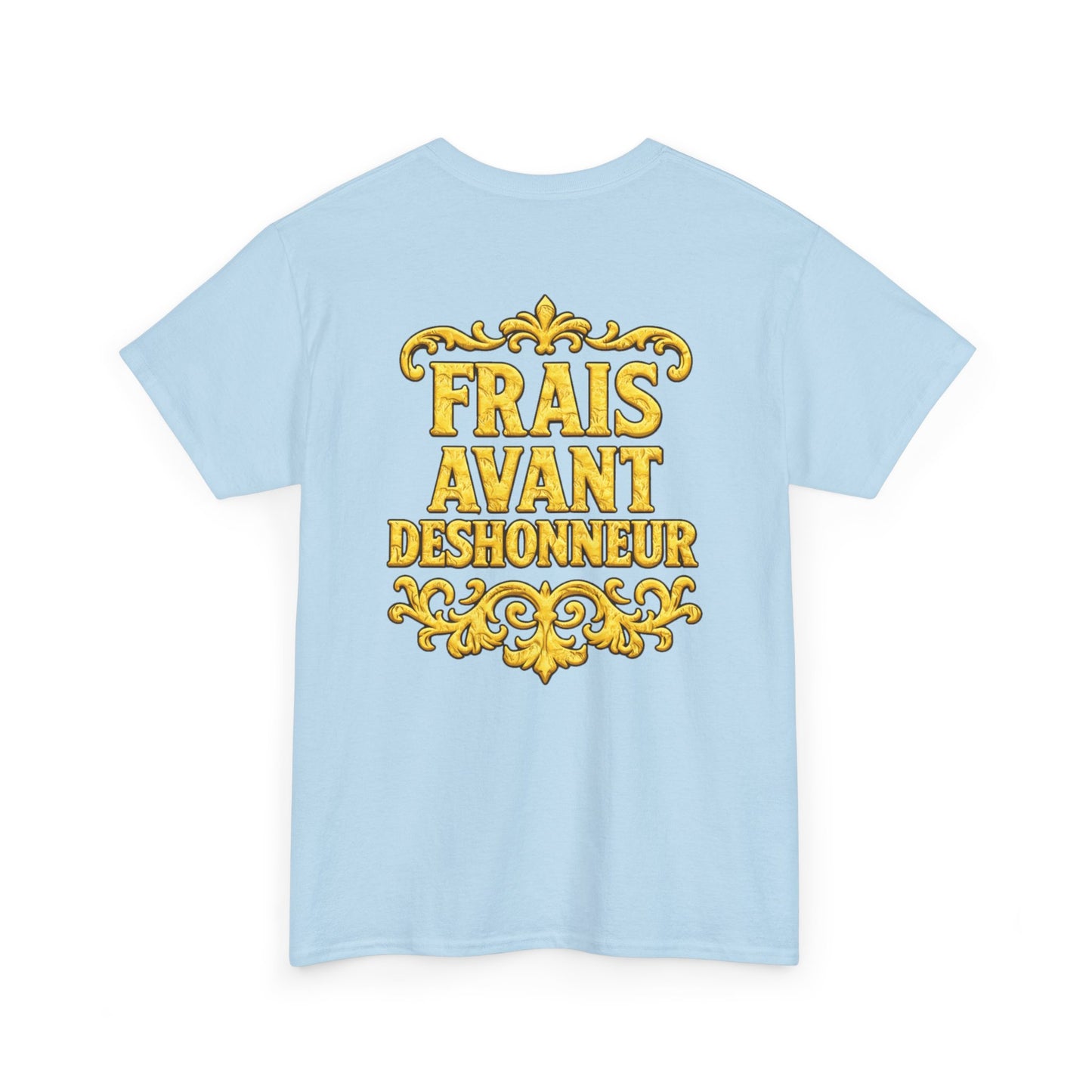 “Frais Avant Déshonneur" FAD Crest Graphic Tee