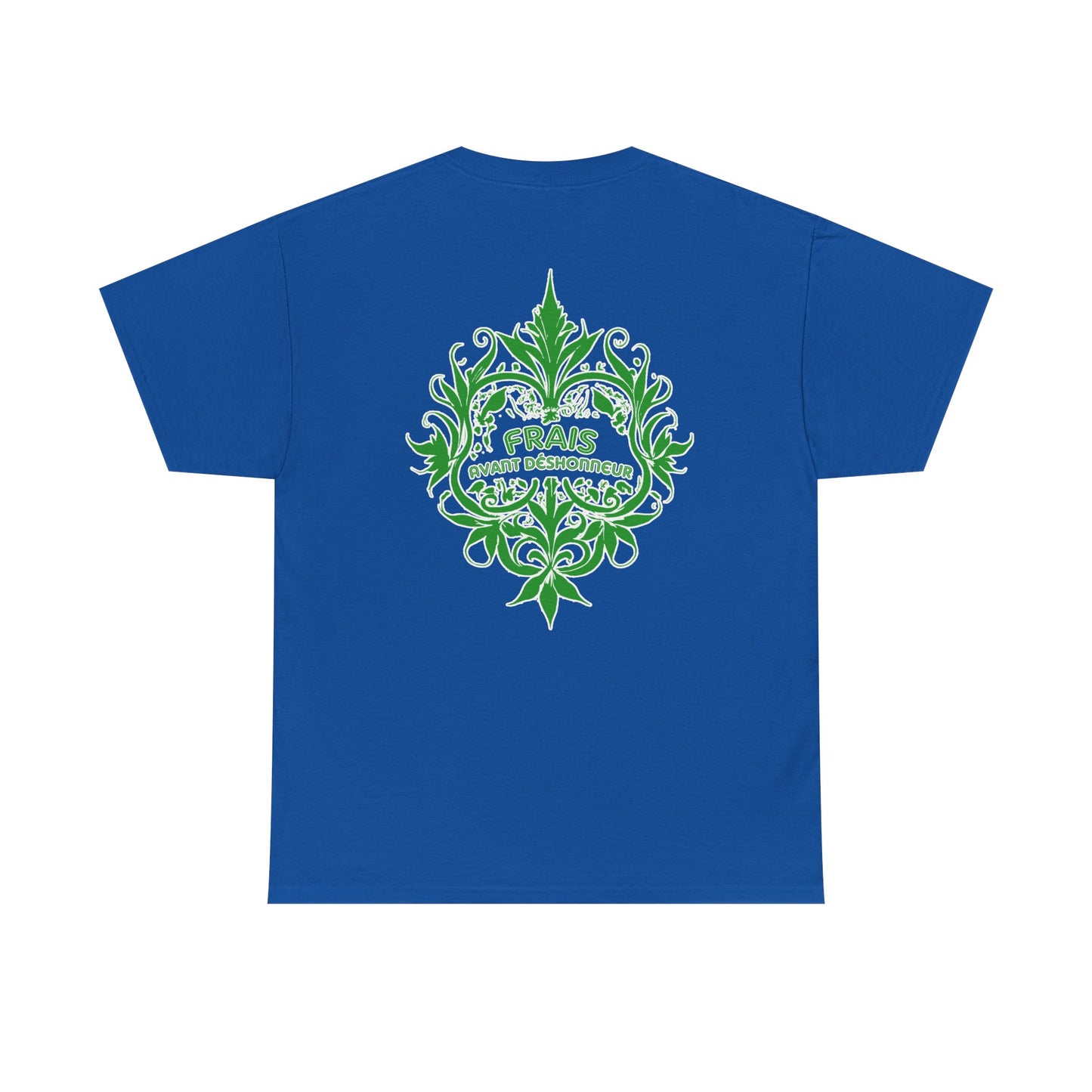 Frais Avant Déshonneur
 “L’éléphant dans la pièce” Tee (Green logo)