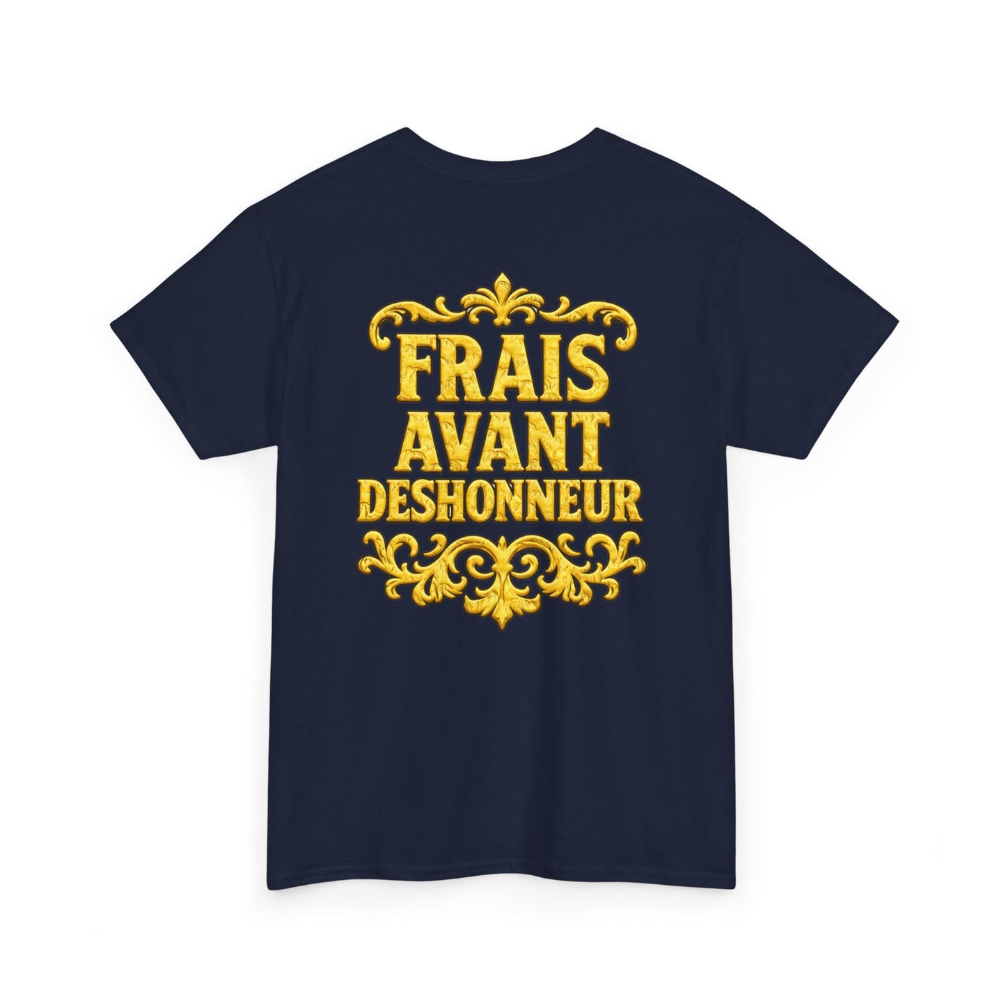 “Frais Avant Déshonneur" FAD Crest Graphic Tee