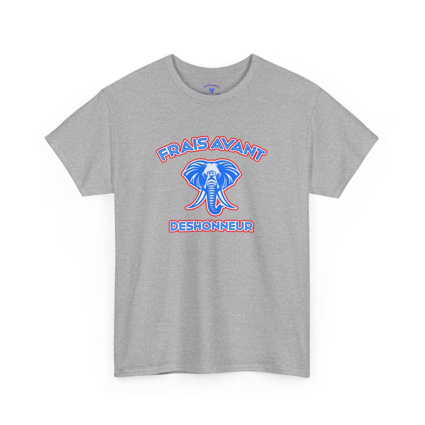 Frais Avant Déshonneur “L’éléphant dans la pièce” Tee (Red,white,blue)