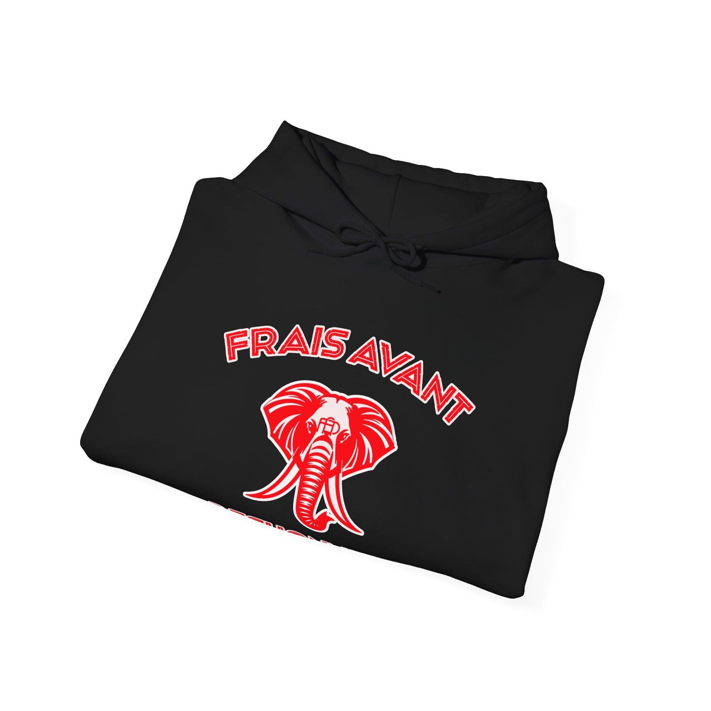 Frais Avant Déshonneur “L’éléphant dans la pièce” Hoody(Black&Red)