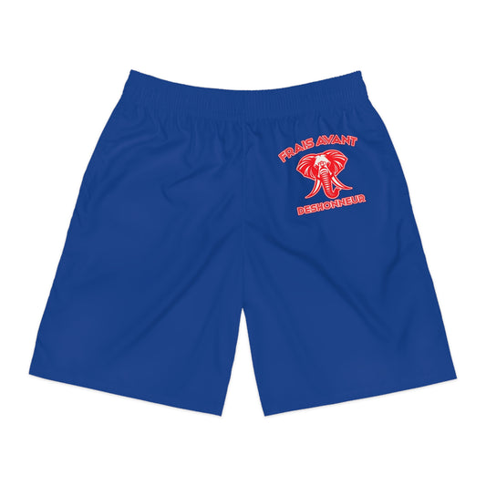 Frais Avant Déshonneur Men's Jogger Shorts (Royal Blue&Red)