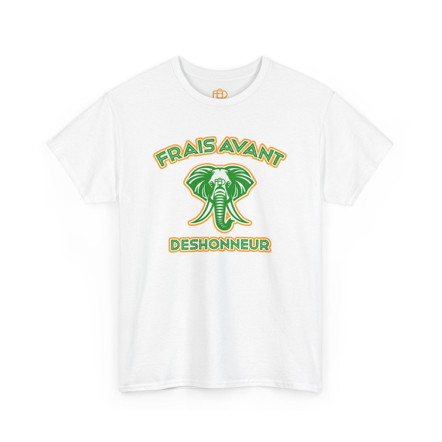 Frais Avant Déshonneur “L’éléphant dans la pièce” Tee (Green&Gold)
