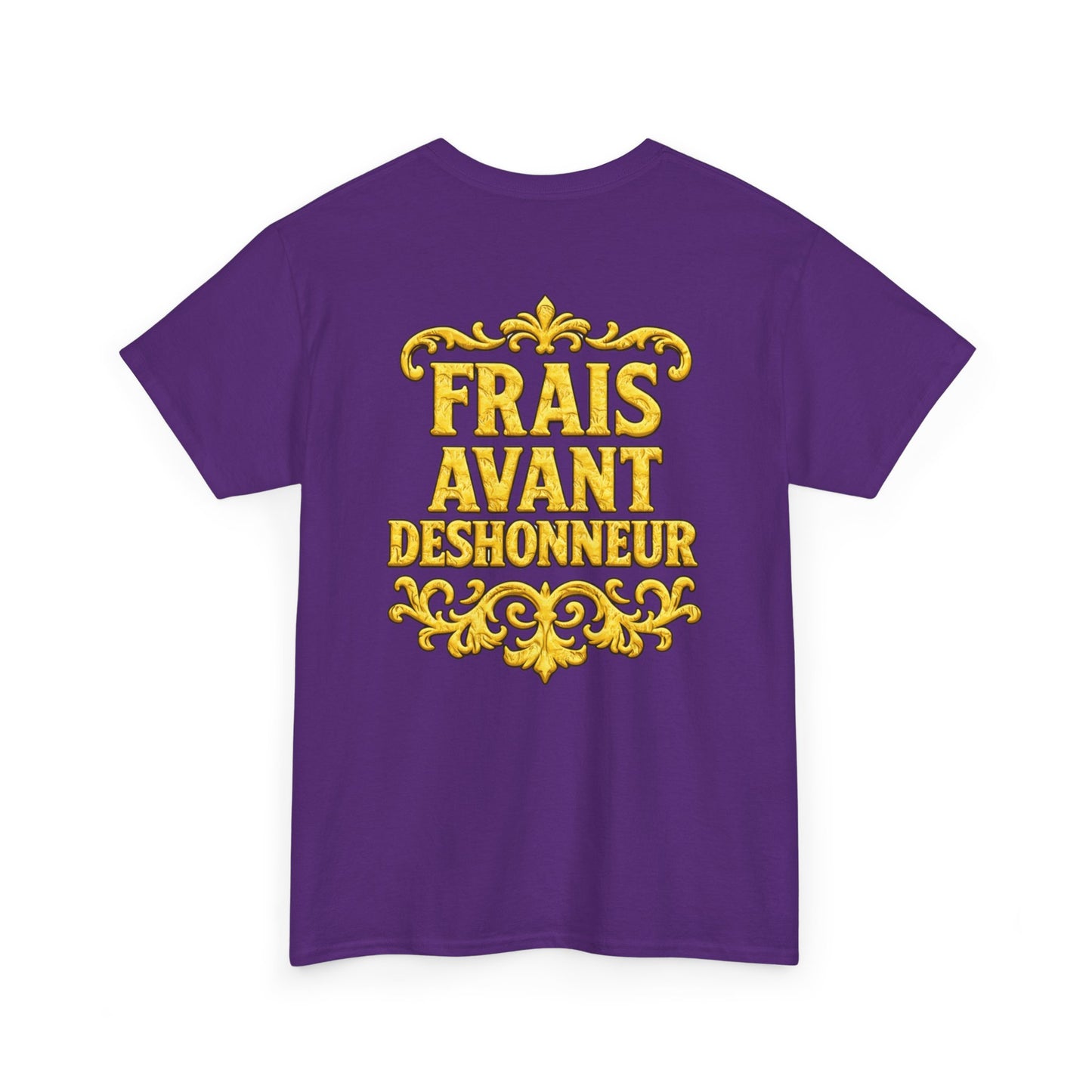 “Frais Avant Déshonneur" FAD Crest Graphic Tee