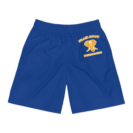 FAD Men's Jogger Shorts (Royal Blue & Gold)