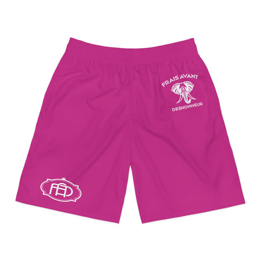 Pink FAD men’s jogger shorts