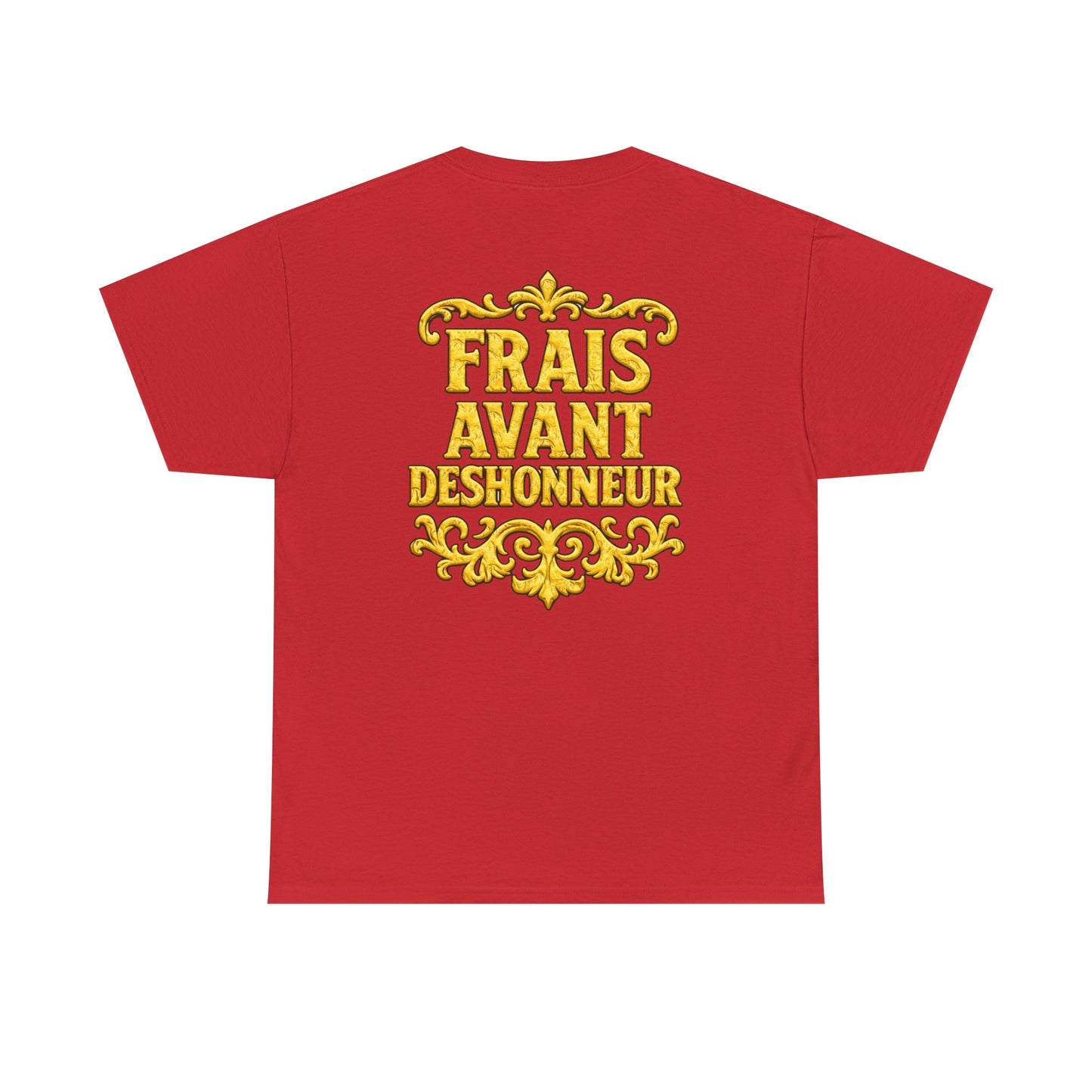 “Frais Avant Déshonneur" FAD Crest Graphic Tee
