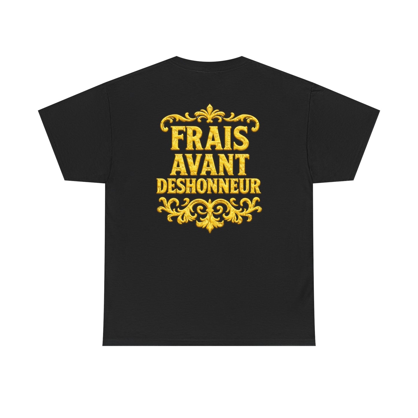 “Frais Avant Déshonneur" FAD Crest Graphic Tee