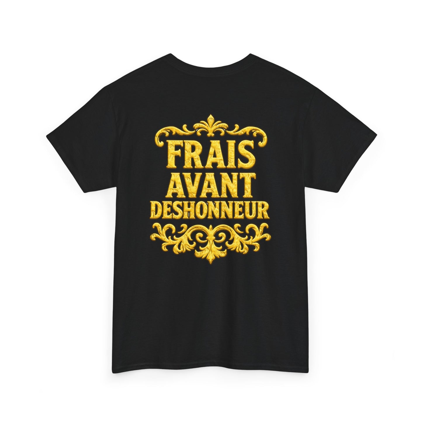 “Frais Avant Déshonneur" FAD Crest Graphic Tee
