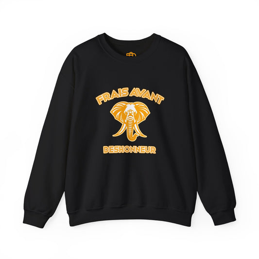 FAD “L’éléphant dans la pièce” crewneck sweatshirt (Gold logo)