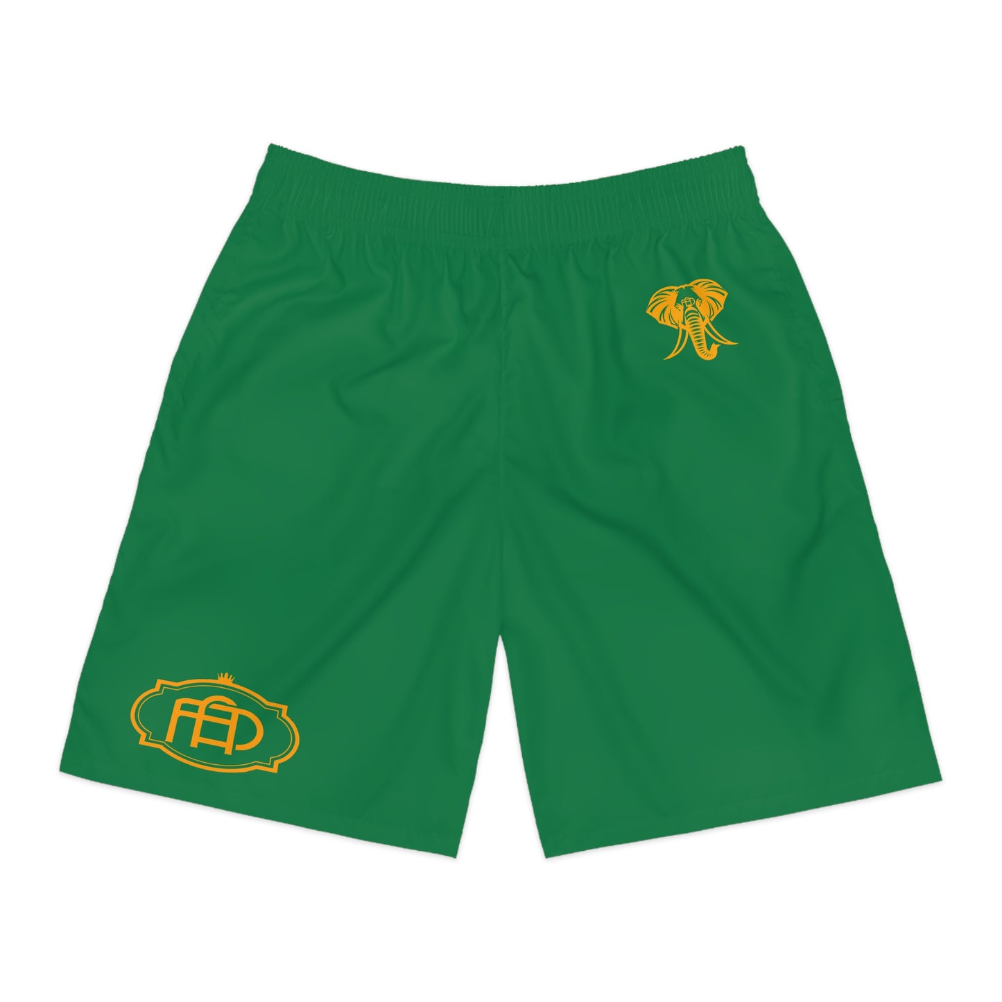 Green & Gold FAD men’s jogger shorts