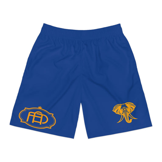 Blue & Gold FAD men’s jogger shorts